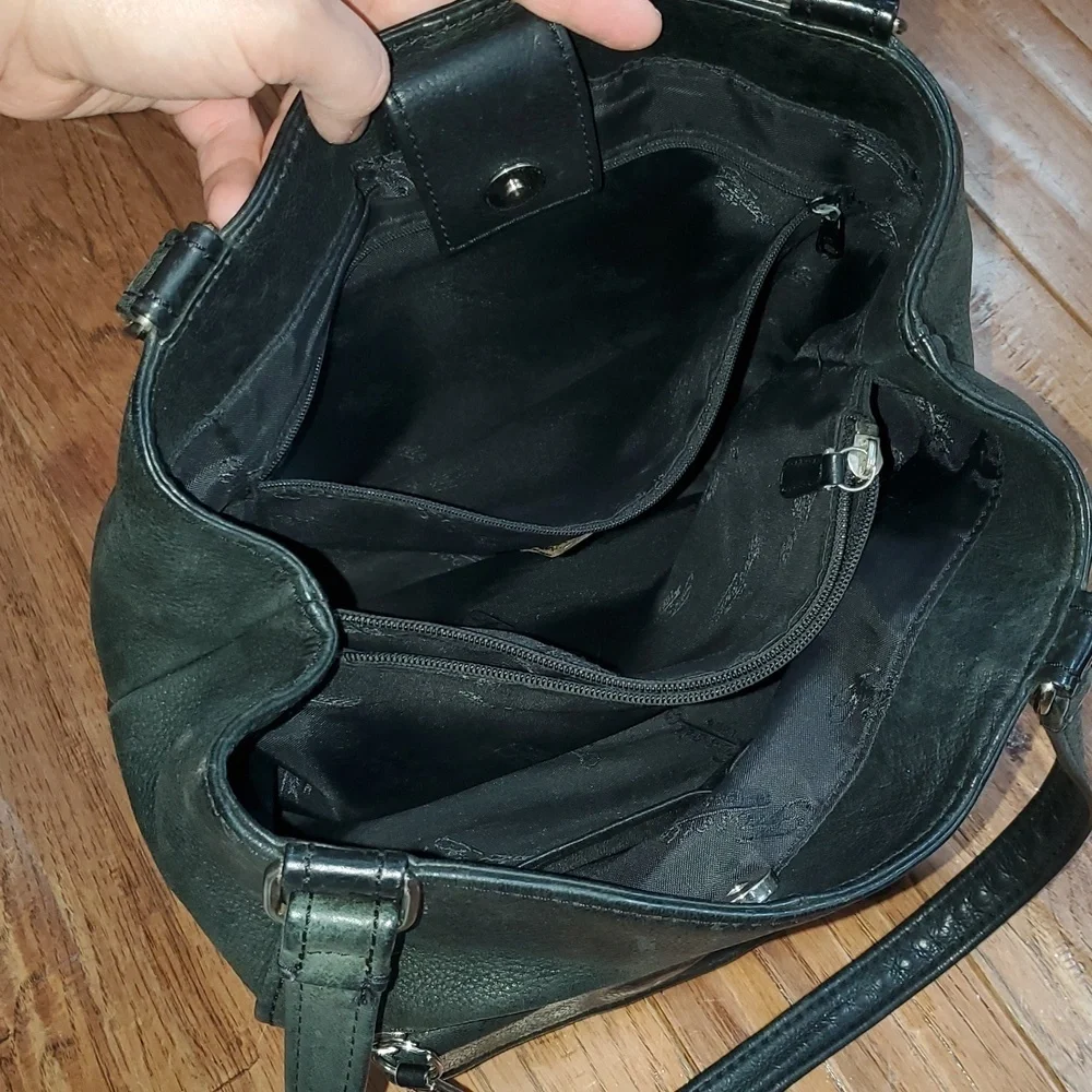 Fossil 90's Vintage Black Tote Bag